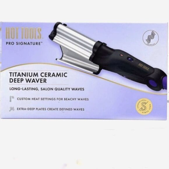 HOT TOOLS Pro Signature Titanium Ceramic Deep Waver!